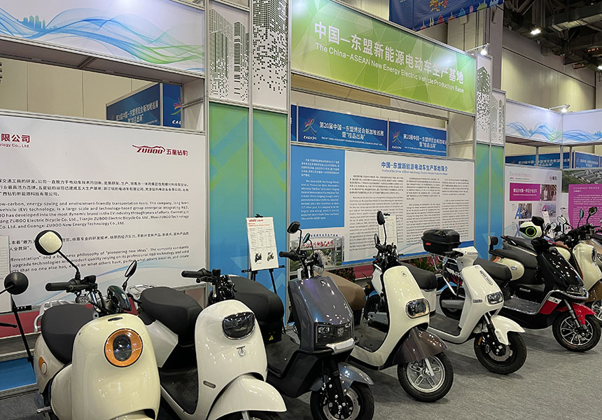 电动车“出海”。广西商务厅供图